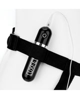 Lux Fetish 6.5" Realistic Vibrating Dildo & Strap-On Harness Set