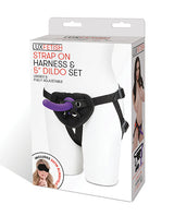 Lux Fetish 5" Dildo w/Strap On Harness Set by Lux Fetish