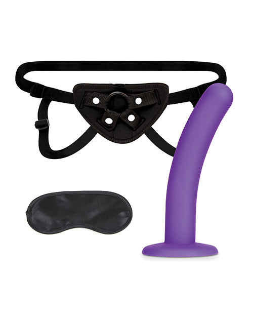 Lux Fetish 5" Dildo w/Strap On Harness Set by Lux Fetish