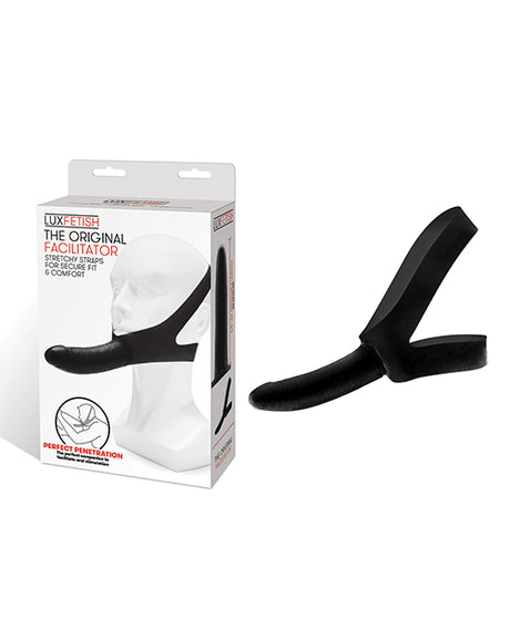 Lux The Original Facilitator Face Dildo — Black