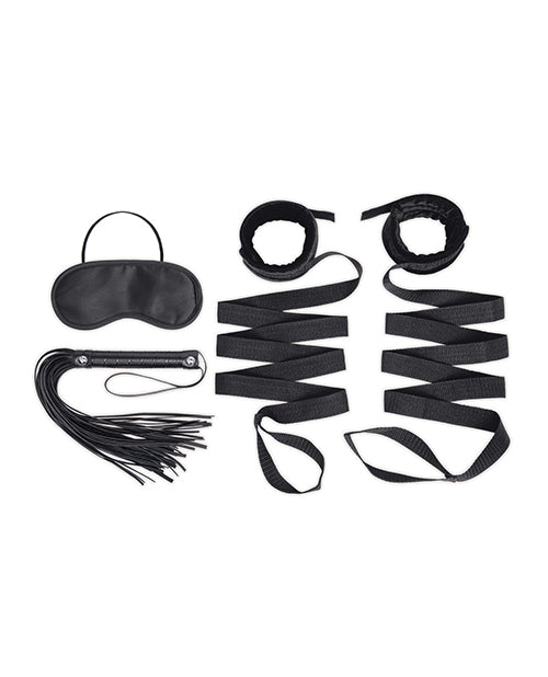 Lux Fetish 4 pc Bondage Strap & Flogger Kit by Lux Fetish