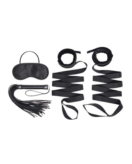 Lux Fetish 4 pc Bondage Strap & Flogger Kit by Lux Fetish