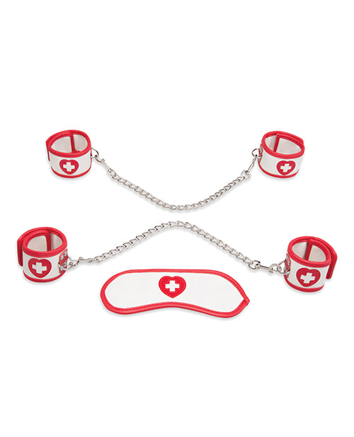 Lux Fetish 5 pc Naughty Nurse BDSM Set by Lux Fetish