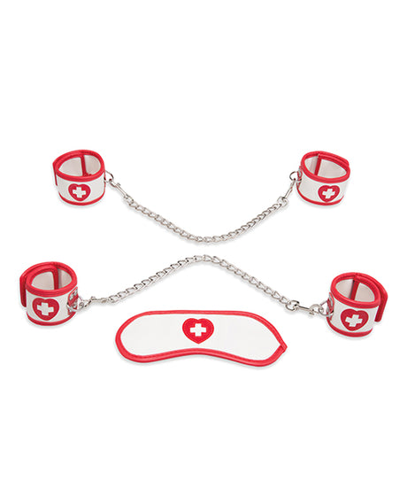 Lux Fetish 5 pc Naughty Nurse BDSM Set by Lux Fetish