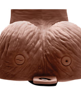 Lux Fetish 6" Rechargeable Strap On w/Balls - Brown by Lux