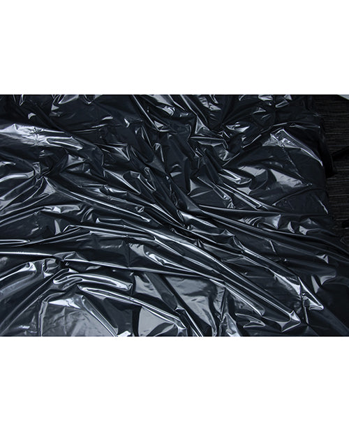 Lux Fetish Vinyl Bed Sheet - Black by Lux Fetish