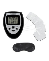 Lux Fetish Electro-Sex Kit with 4 Stimulation Pads & Eye Mask