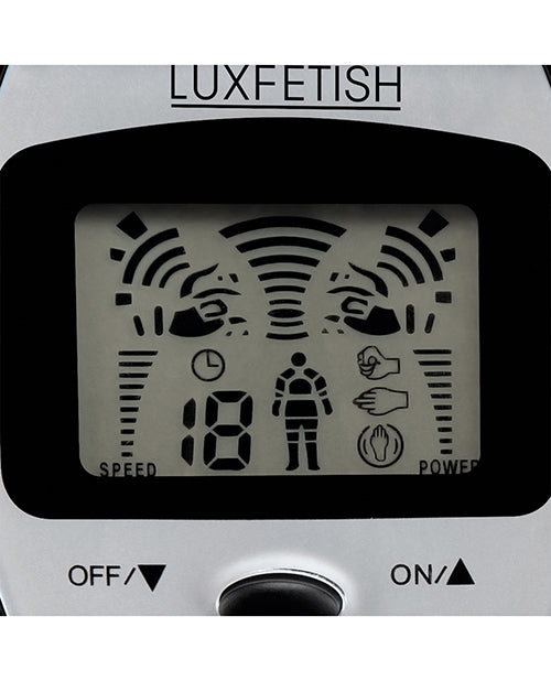 Lux Fetish Electro-Sex Kit with 4 Stimulation Pads & Eye Mask