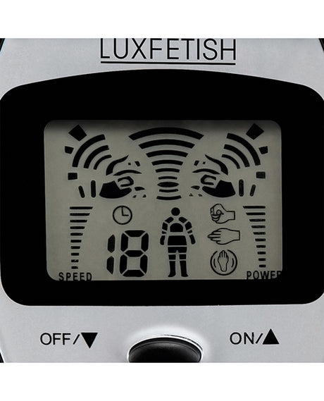 Lux Fetish Electro-Sex Kit with 4 Stimulation Pads & Eye Mask