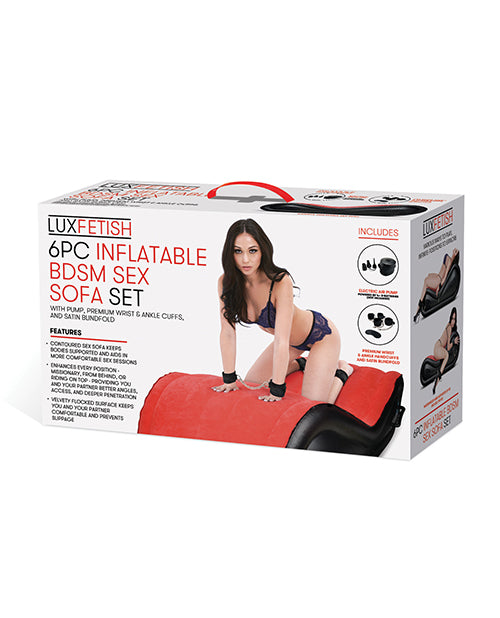 Lux Fetish 6 pc Inflatable BDSM Sex Sofa Set by Lux