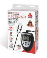 Lux Fetish Electro Sex Shock Bullet w/Remote by Lux Fetish