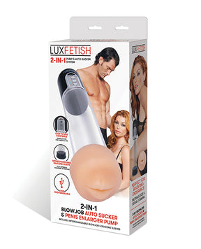 Lux Fetish 2-in-1 Blowjob Sucker & Penis Enlarger Pump by Lux Fetish
