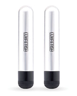 Lux Fetish Vibrating Nipple Suckers with Quick-Release, Pink/Purple