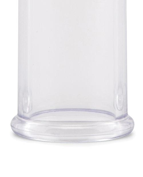 Lux Fetish Nipple Suckers w/Clitoral Pump - Clear/Black by Lux Fetish