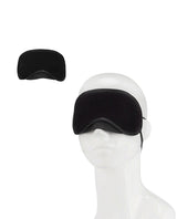 Lux Peek-A-Boo Love Mask Blindfold — Black