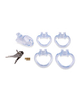 Lockmaster 3.5" Side Lock Resin Cock Cage - Clear by Lockmaster