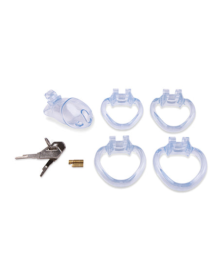 Lockmaster 3.5" Side Lock Resin Cock Cage - Clear by Lockmaster