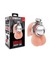 Lockmaster Stainless Steel Inverted Micro Chastity Cage - Silver by Lockmaster