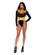 Leather Harness w/Adjustable Buckle Straps and Front Velcro Buckle Closure - Yellow 36 by Elegant Moments