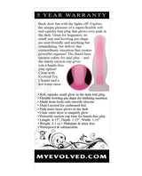 Evolved Luminous Plug Small - Pink by Evolved