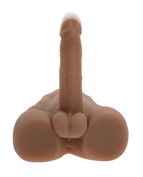 Evolved Easy Rider Thrusting & Vibrating Life-Like Dildo — Dark