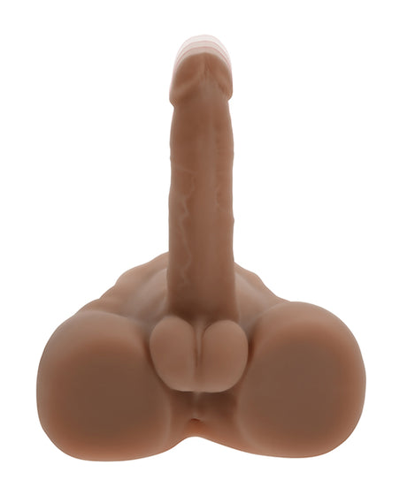 Evolved Easy Rider Thrusting & Vibrating Life-Like Dildo — Dark