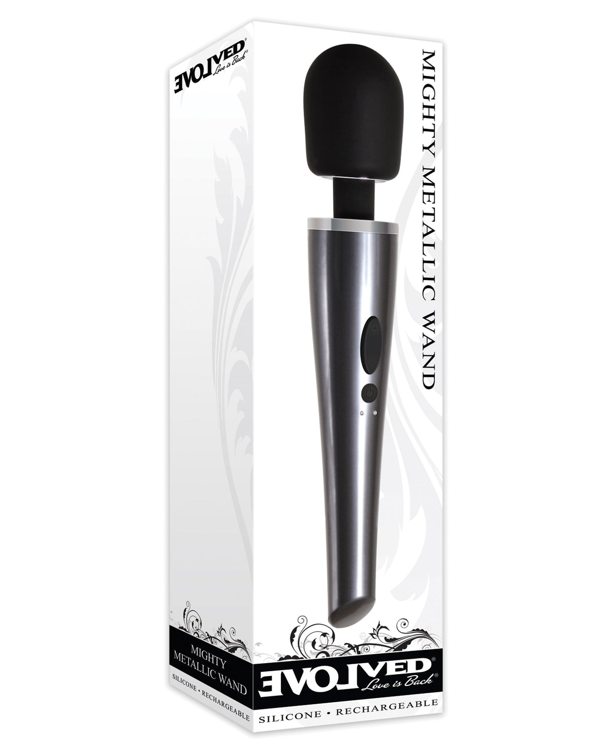 Evolved Mighty Metallic Wand - Gray/Black by Evolved