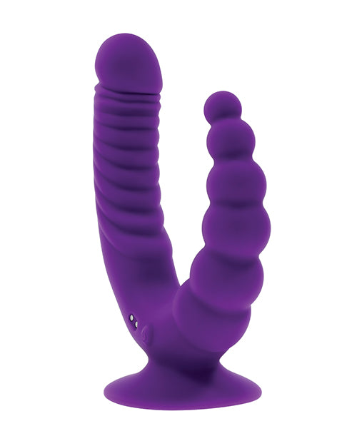 Evolved The Rider Double-Ended Anal Vibrator — Purple