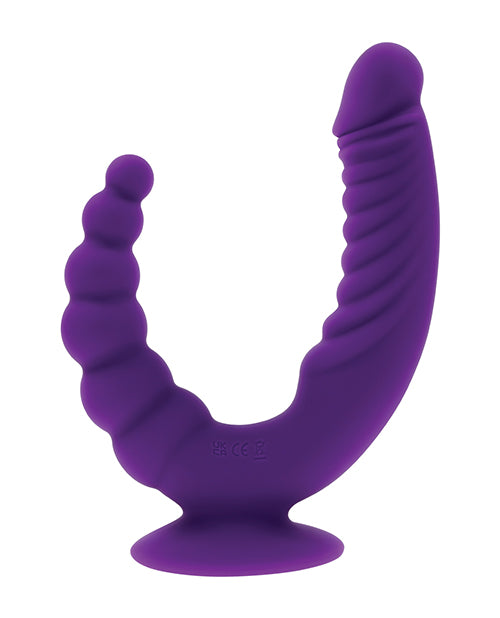 Evolved The Rider Double-Ended Anal Vibrator — Purple