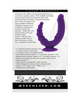 Evolved The Rider Double-Ended Anal Vibrator — Purple