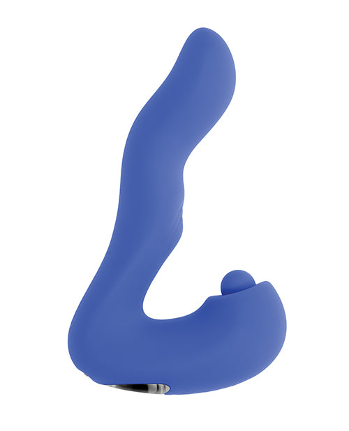 Evolved Tappity Tap Vibrator — Triple Motors, Blue
