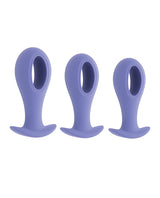 Evolved Hole Punch Anal Plug Set — Purple (Set of 3)