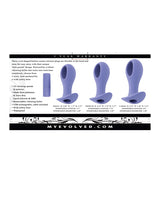 Evolved Hole Punch Anal Plug Set — Purple (Set of 3)