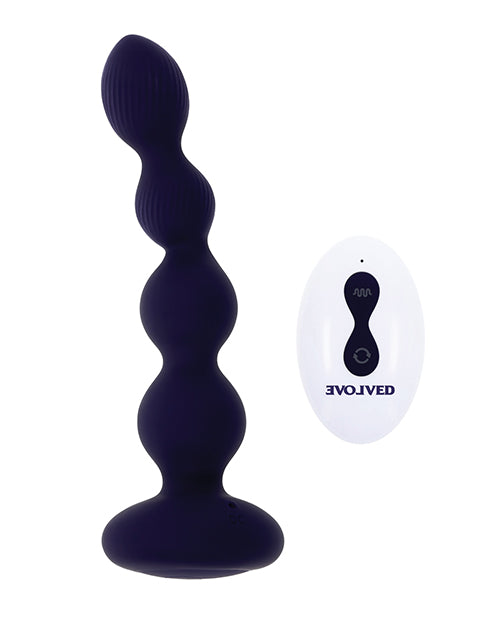 Evolved Pleasure Orbit Remote-Controlled Anal Vibe, Purple