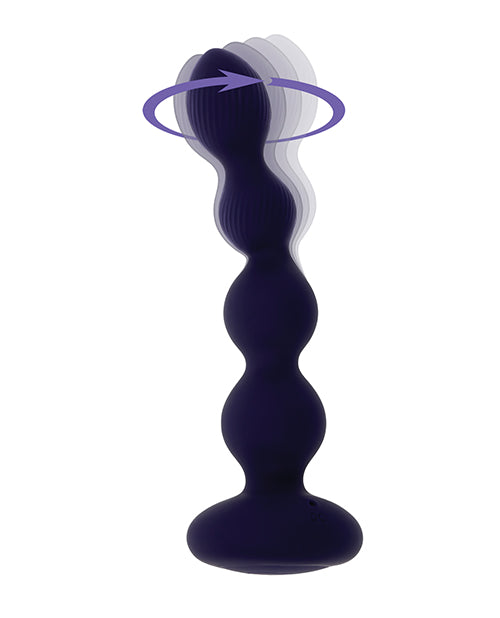 Evolved Pleasure Orbit Remote-Controlled Anal Vibe, Purple