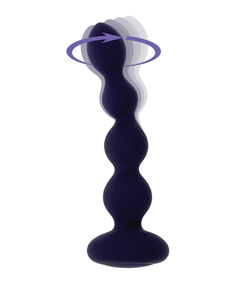 Evolved Pleasure Orbit Remote-Controlled Anal Vibe, Purple