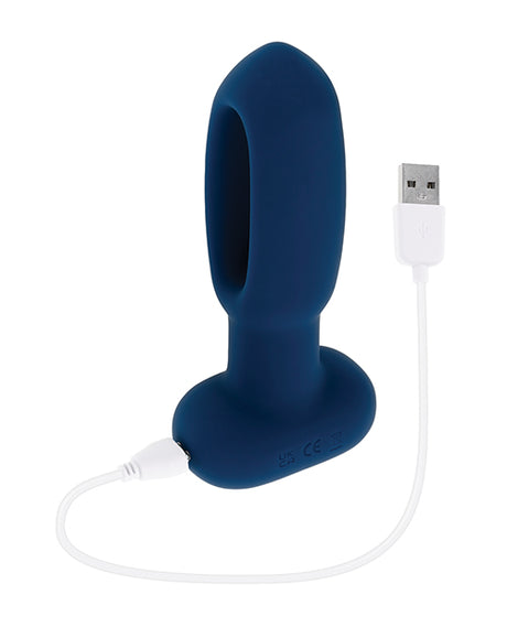 Evolved Flapper Remote-Control Clit Tickler & Vibrator, Blue