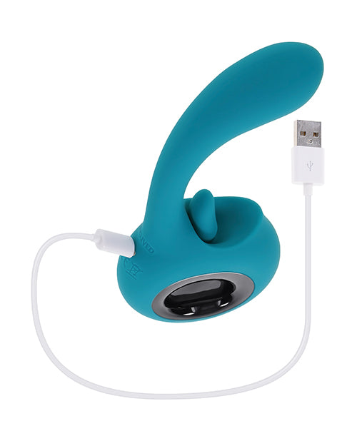 Evolved How Many Licks G-Spot Vibrator, Teal