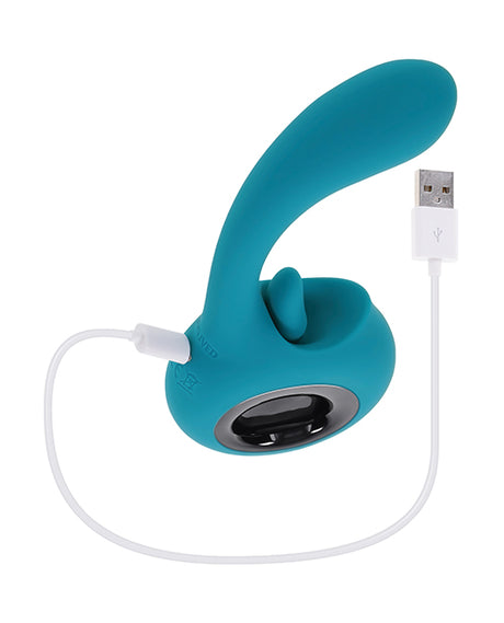 Evolved How Many Licks G-Spot Vibrator, Teal