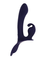 Evolved Giving Vibes Strap-On Bunny Stimulator with Remote — Purple