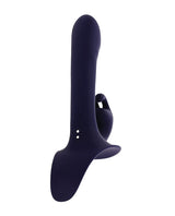 Evolved Giving Vibes Strap-On Bunny Stimulator with Remote — Purple