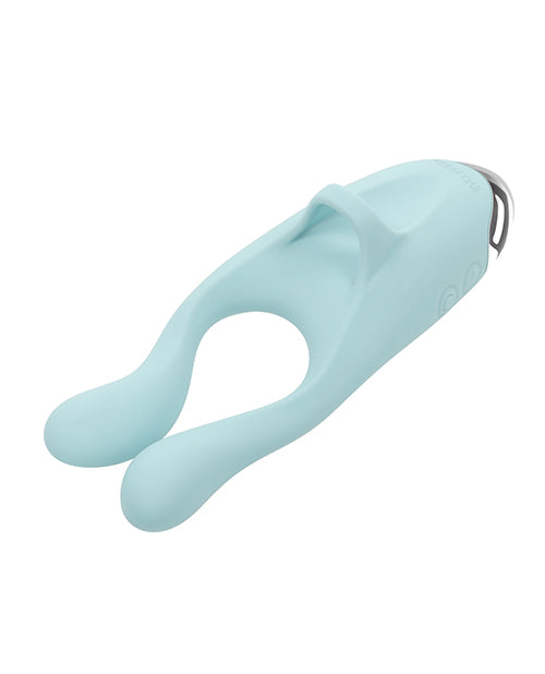 Evolved Couples Therapy Vibrator with Two Antennae — Mint