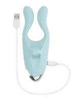Evolved Couples Therapy Vibrator with Two Antennae — Mint