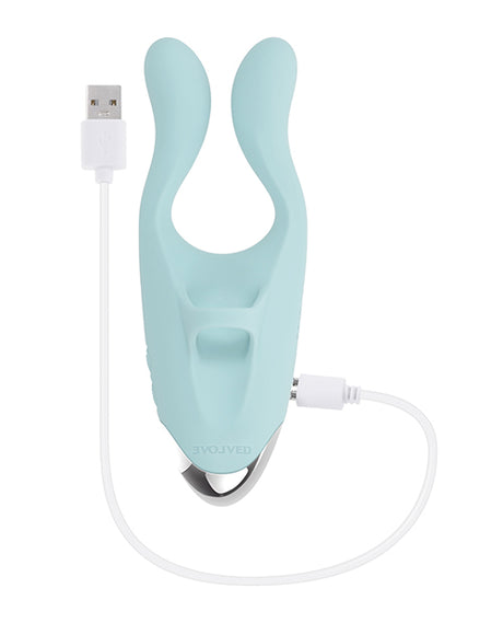 Evolved Couples Therapy Vibrator with Two Antennae — Mint