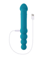 Evolved Flip Flop Dual-Sided Vibrator - Teal by Evolved