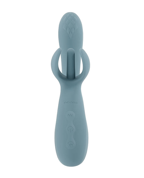 Evolved Take Your Flick Submersible Vibrator — Blue
