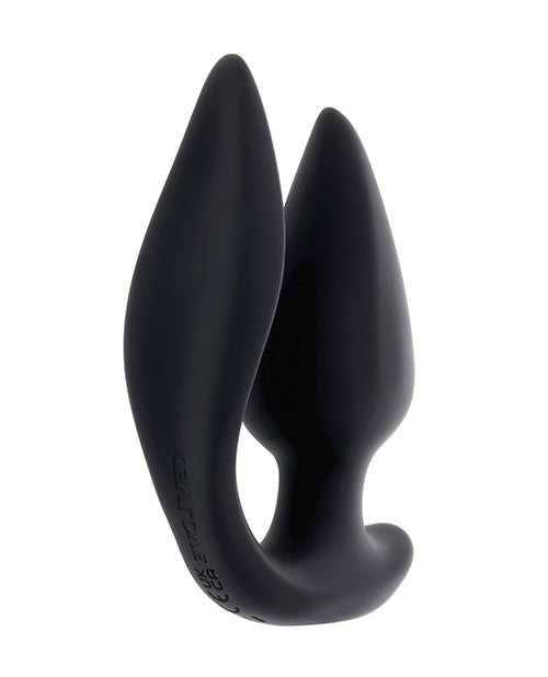 Evolved Genie Dual-Motor Remote Anal Plug — Black