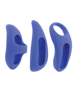 Evolved Take Your Pick Bullet Set, 3 Tips, Blue