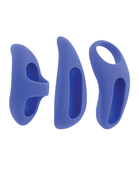 Evolved Take Your Pick Bullet Set, 3 Tips, Blue