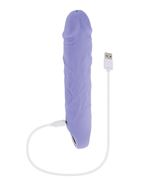 Evolved Fantasy Large 9.5in Vibrator — Purple
